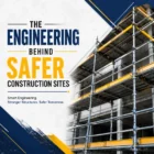 Modern industrial scaffolding system installed on a commercial construction site showcasing engineered safety, structural stability, and professional construction support.