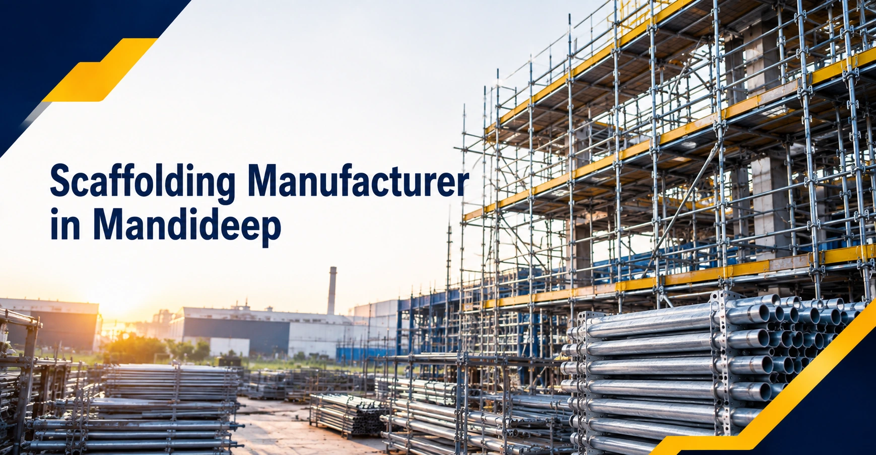 Scaffolding Manufacturer in Mandideep with steel scaffolding systems for industrial and construction projects