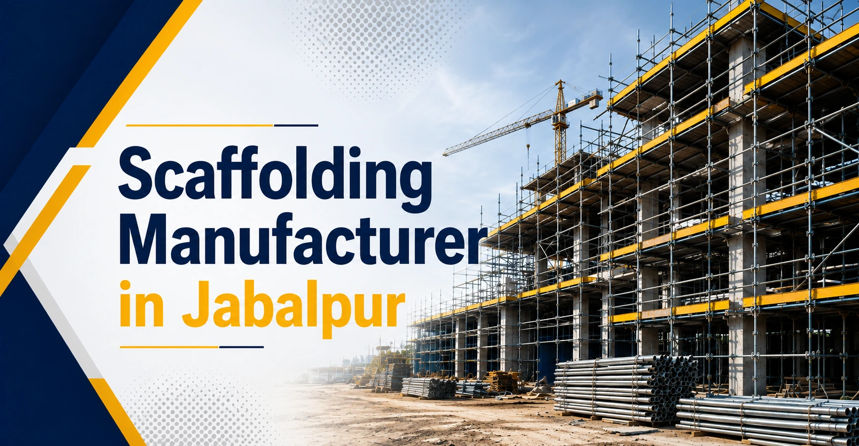 Scaffolding Manufacturer in Jabalpur with steel scaffolding systems for construction and infrastructure projects