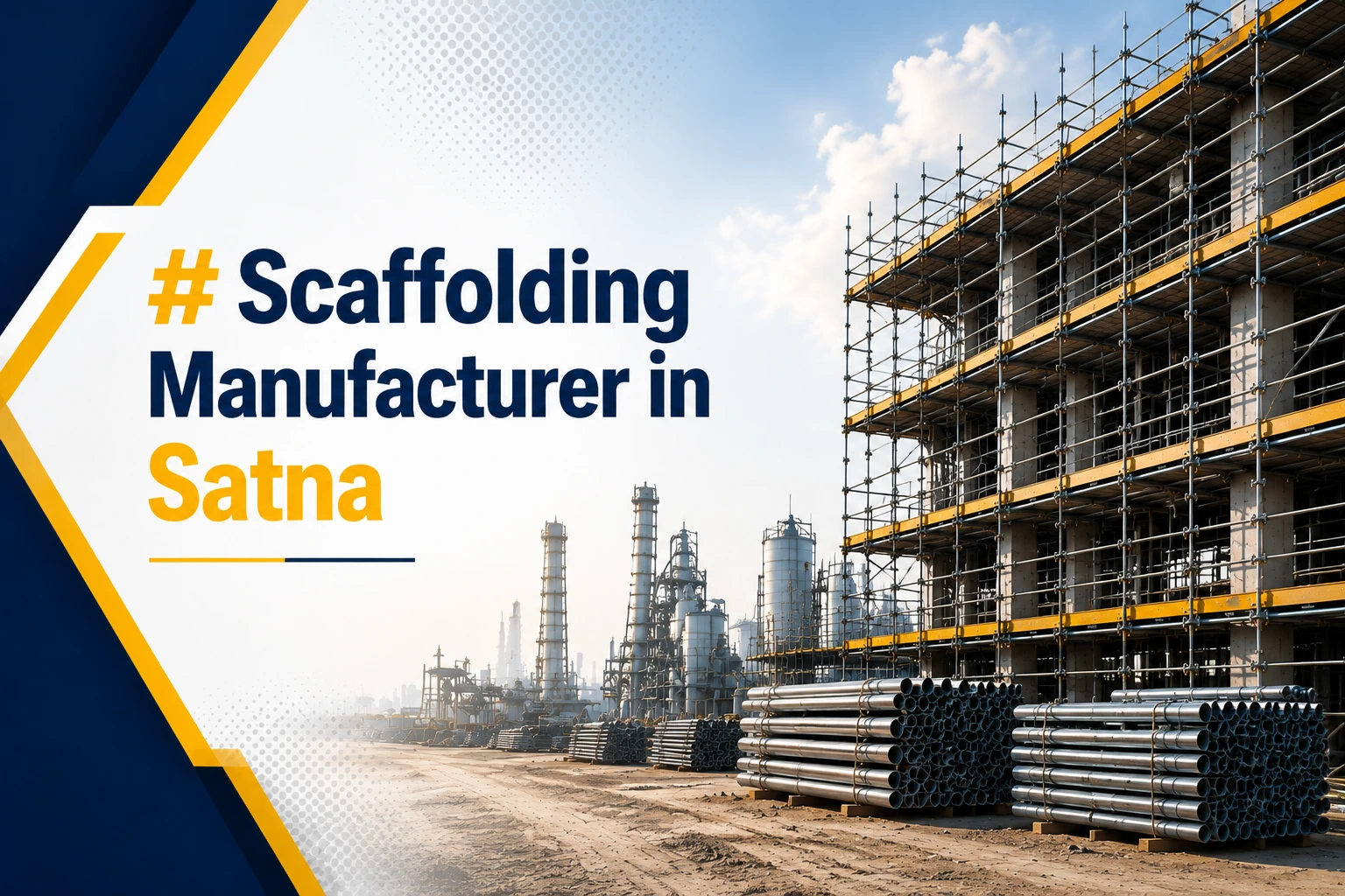 Scaffolding Manufacturer in Satna providing steel scaffolding systems for industrial and construction projects