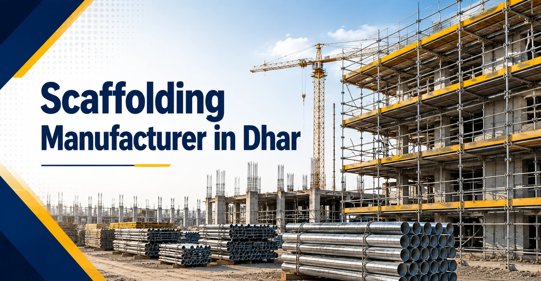 Scaffolding Manufacturer in Dhar providing steel scaffolding systems for construction and industrial projects