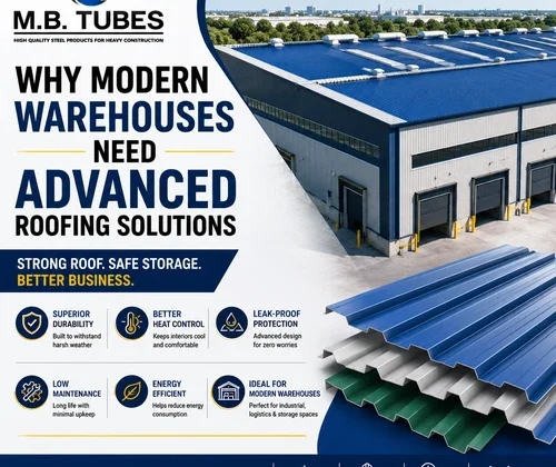 Advanced warehouse roofing solutions for modern industrial warehouses in Madhya Pradesh