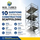 10 questions to ask before buying construction scaffolding from a manufacturer in Madhya Pradesh