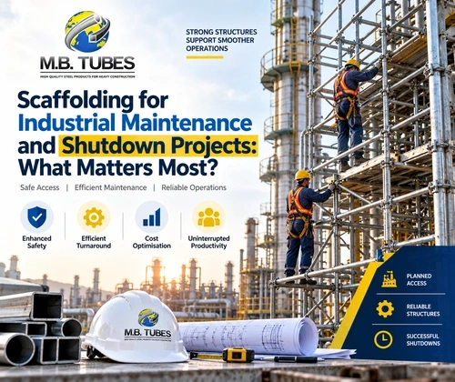 Industrial maintenance and shutdown scaffolding by an MS Scaffolding Manufacturer in Madhya Pradesh
