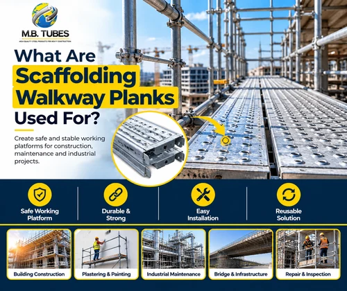 Scaffolding Walkway Planks used for construction and industrial working platforms